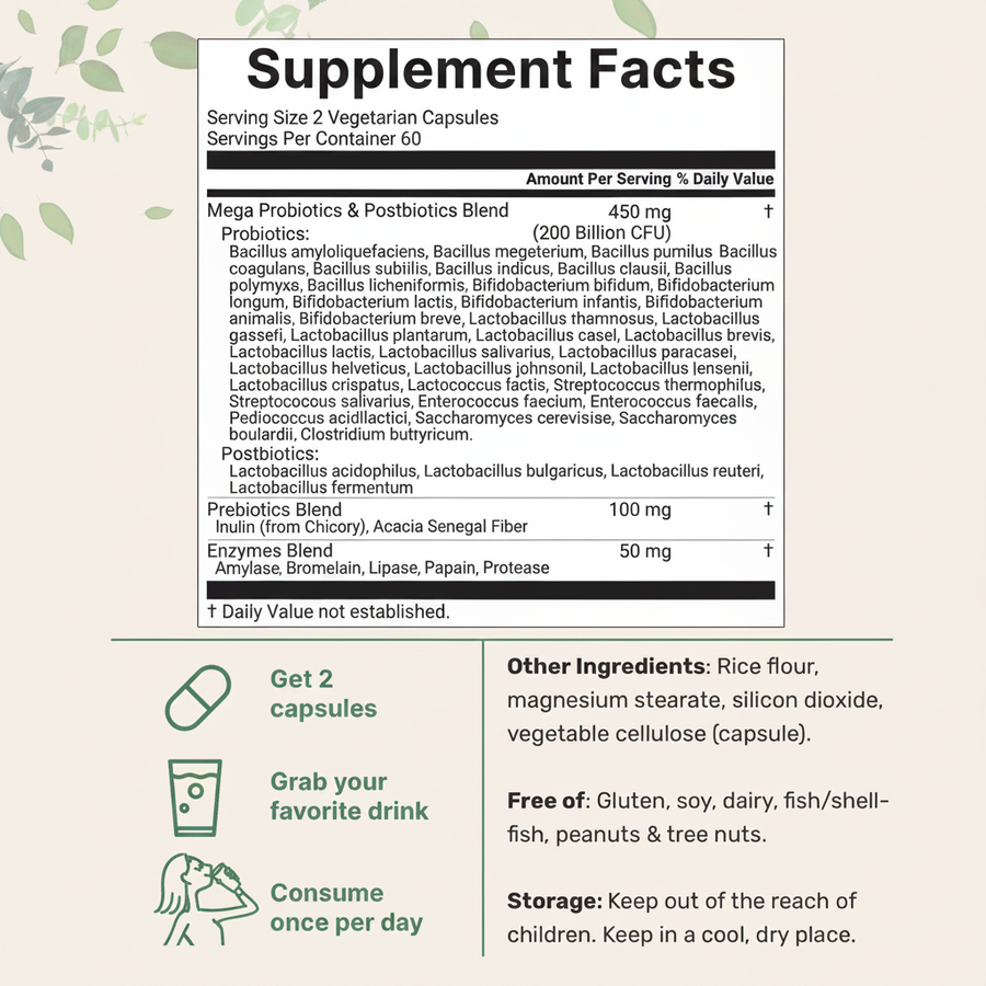 Mega Probiotics Capsules