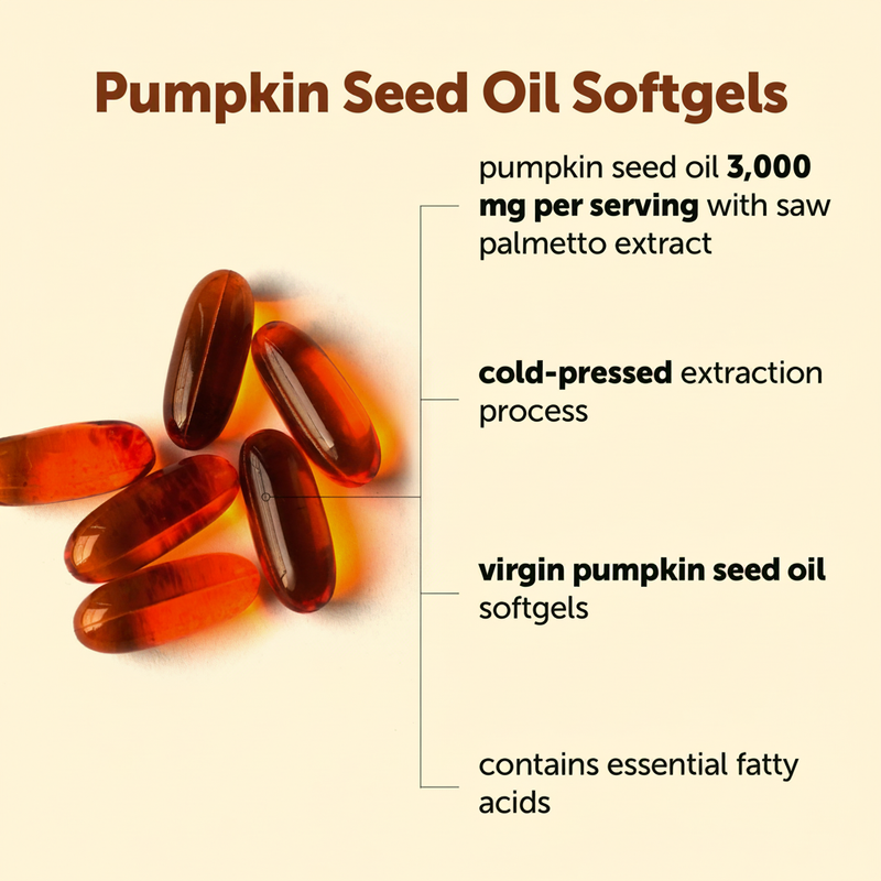Pumpkin Seed Oil Soft Gels