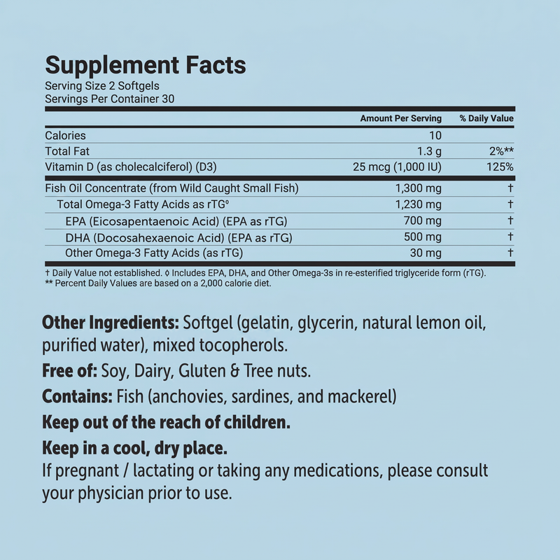 Supreme Omega-3 Fish Oil